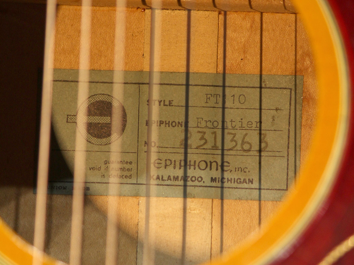 Epiphone 1964 FT110 Frontier